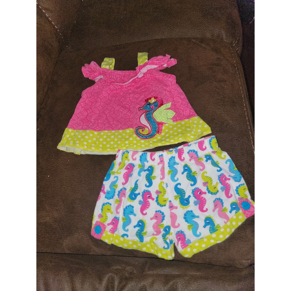 Rare editions seahorse outfit size 6 9 months
